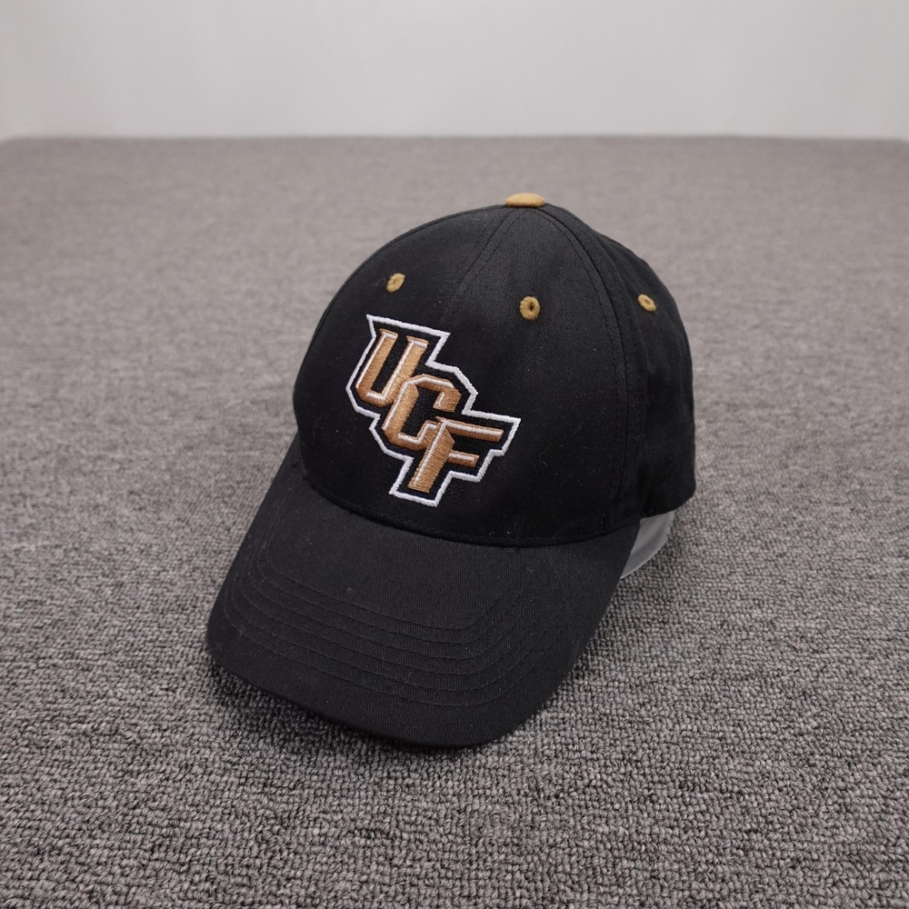 UCF Knights Hat Cap Strap Back Mens One Size Black Football Captivating Headwear